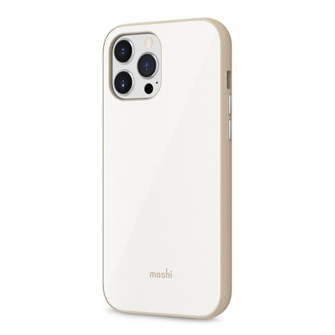 Moshi iGlaze - Etui iPhone 13 Pro Max (system SnapTo) (Pearl White)