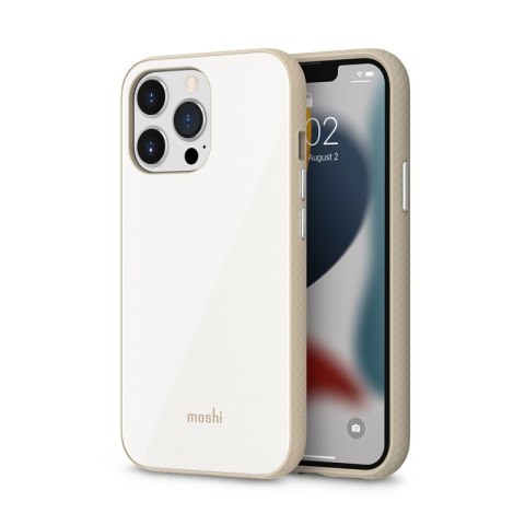 Moshi iGlaze - Etui iPhone 13 Pro (system SnapTo) (Pearl White)