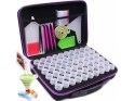 Akcesoria Haft Diamentowy, Etui + 60 Pojemników Zestaw Do Diamond Painting