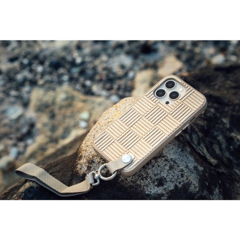 Moshi Altra - Etui z odpinaną smyczką iPhone 13 Pro Max (antybakteryjne NanoShield™) (Sahara Beige)