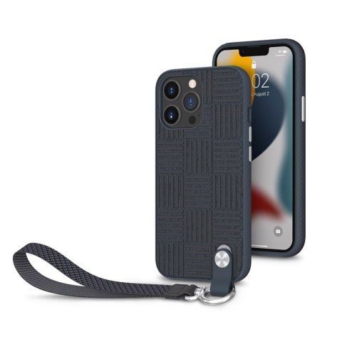 Moshi Altra - Etui z odpinaną smyczką iPhone 13 Pro (antybakteryjne NanoShield™) (Blue)