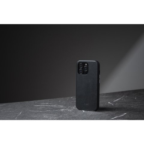 Moshi Overture - Etui 3w1 z klapką iPhone 13 Pro (antybakteryjne NanoShield™) (Jet Black)