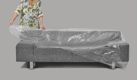 Folia ochronna 1-osobowa kanapa 243,8 x 137,2cm GRUBA 50μm