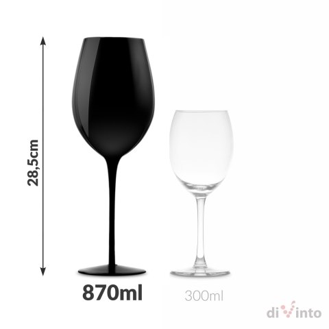 Etui z kieliszkami do wina diVinto 870ml prezent