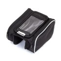 Sakwa torba rowerowa na ramę z etui na telefon K-076