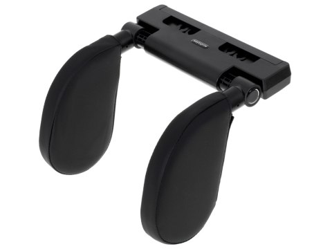 Zagłówek samochodowy poduszka podróżna oparcie na głowę szyje do samochodu regulowane czarny