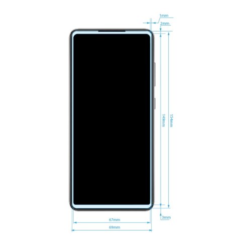 Crong 7D Nano Flexible Glass - Szkło hybrydowe 9H na cały ekran Samsung Galaxy A53